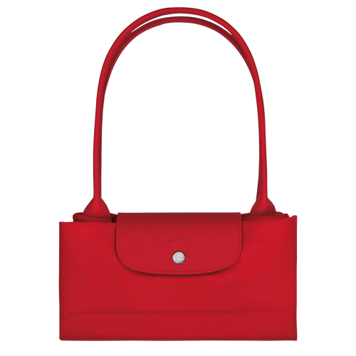 Le Pliage Green L Tote bag , Tomato - Recycled canvas - View 7 of  7