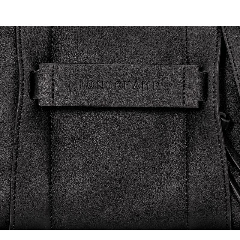 Longchamp 3D S 斜挎包 , 黑色 - 皮革  - 查看 6 6