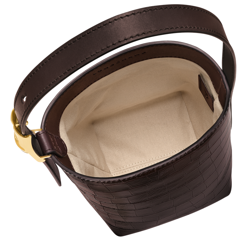 Le Smart XS Bucket bag , Mocha - Leather  - View 4 of  5
