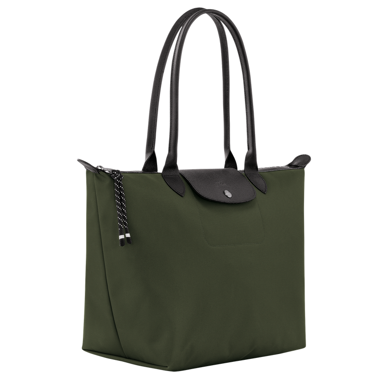 Le Pliage Energy L Tote bag , Khaki - Recycled canvas  - View 3 of  6