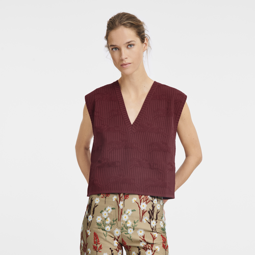 Sleeveless sweater , Sienna - Knit - View 2 of  3