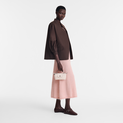 Le Pliage Xtra XS 手拿包 , 米白色 - 皮革