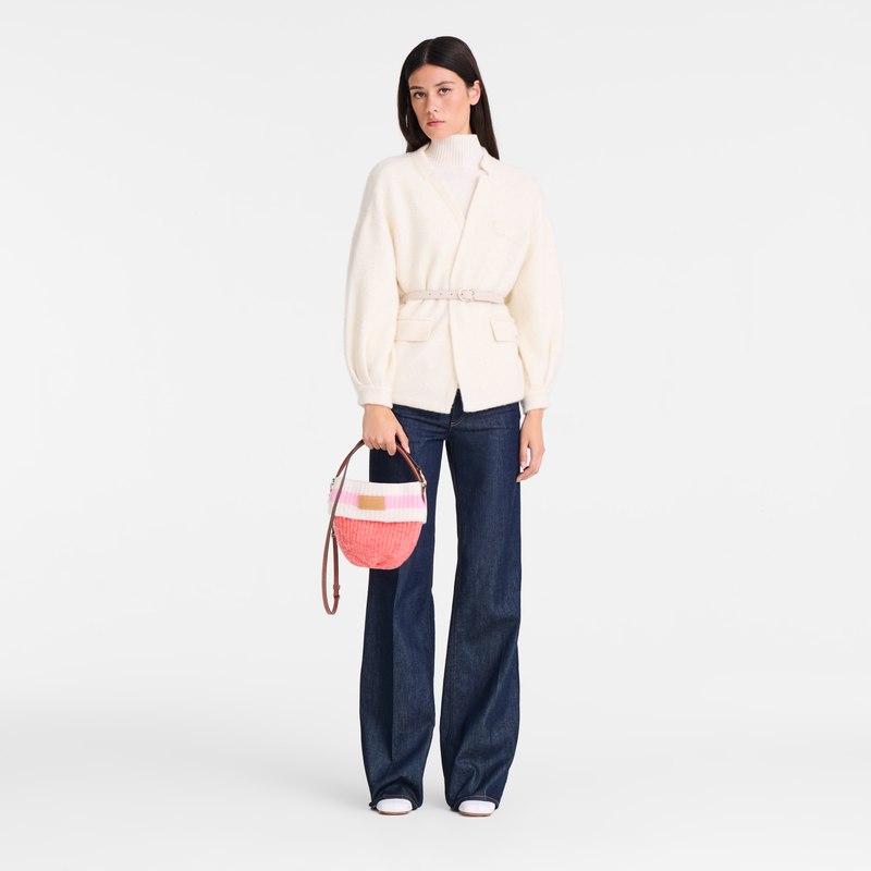 Le Pliage Collection S 斜挎包 , 珊瑚色/粉红色 - 帆布  - 查看 2 2