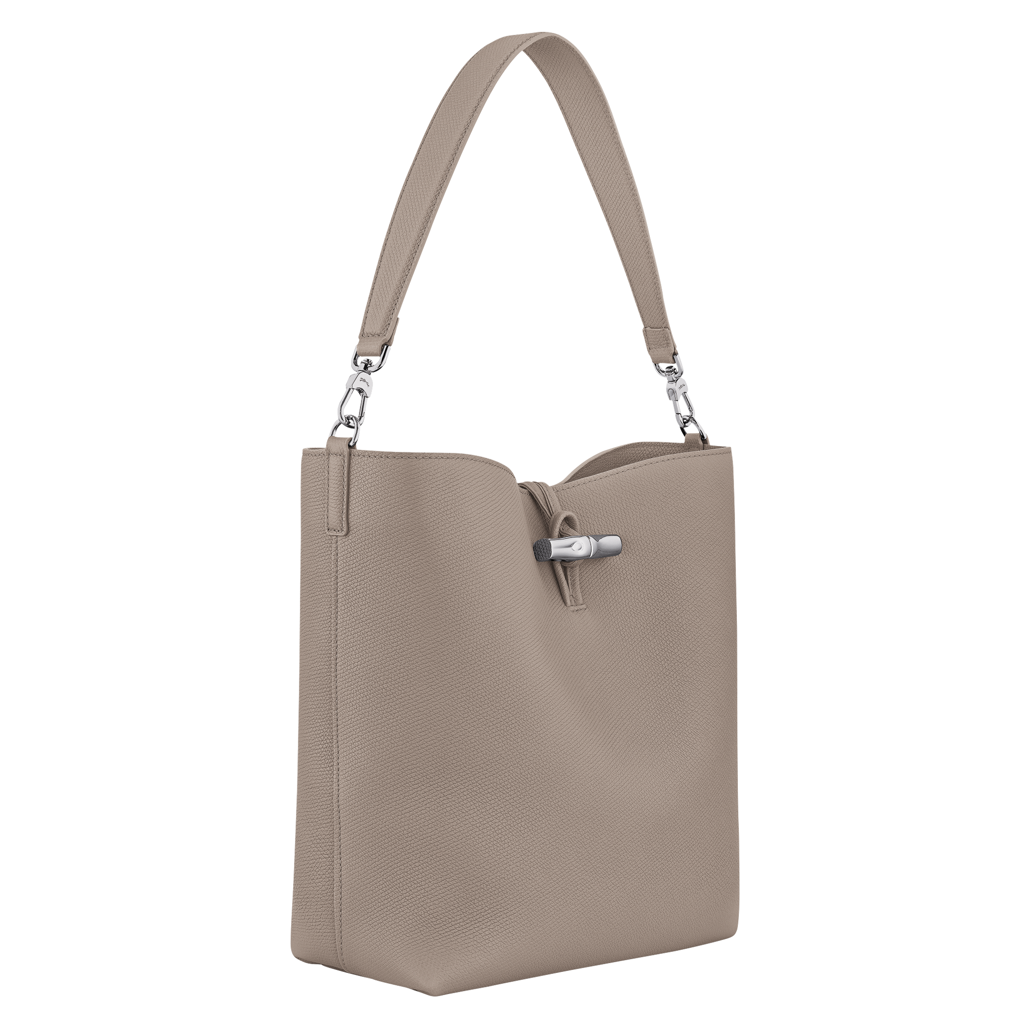 Le Roseau Hobo bag M, Clay