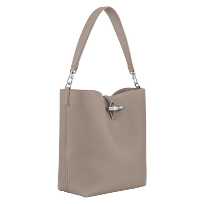 Le Roseau Hobo bag M, Clay