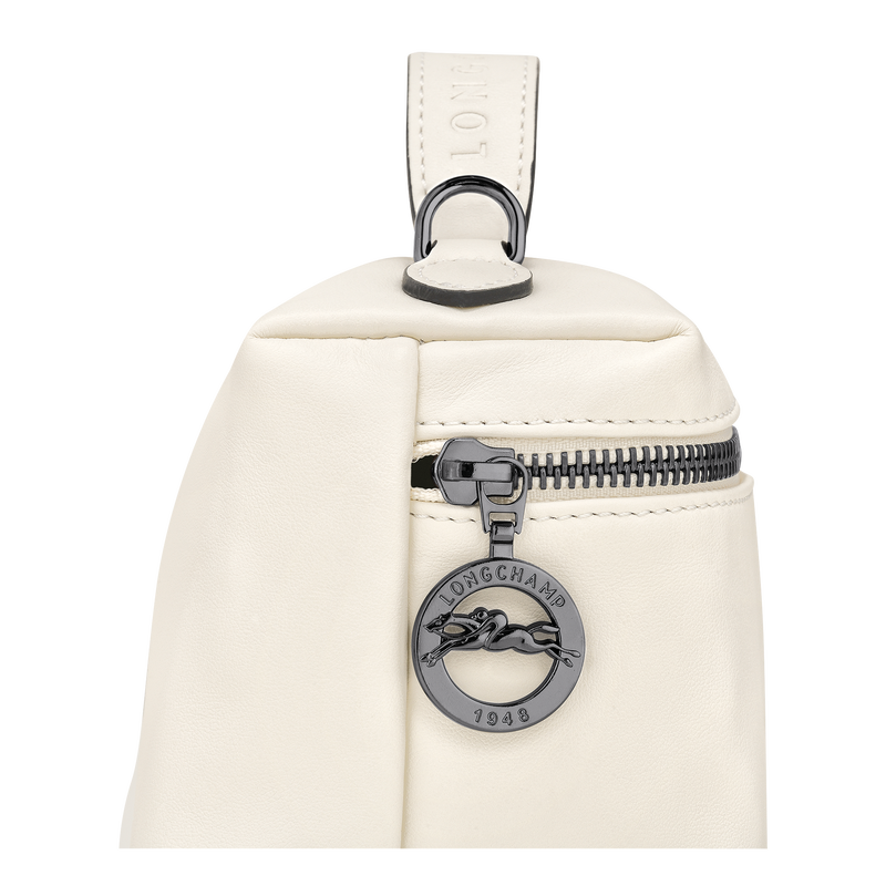 Le Pliage Xtra XS 迷你斜挎包 , 亚麻色 - 皮革  - 查看 5 5
