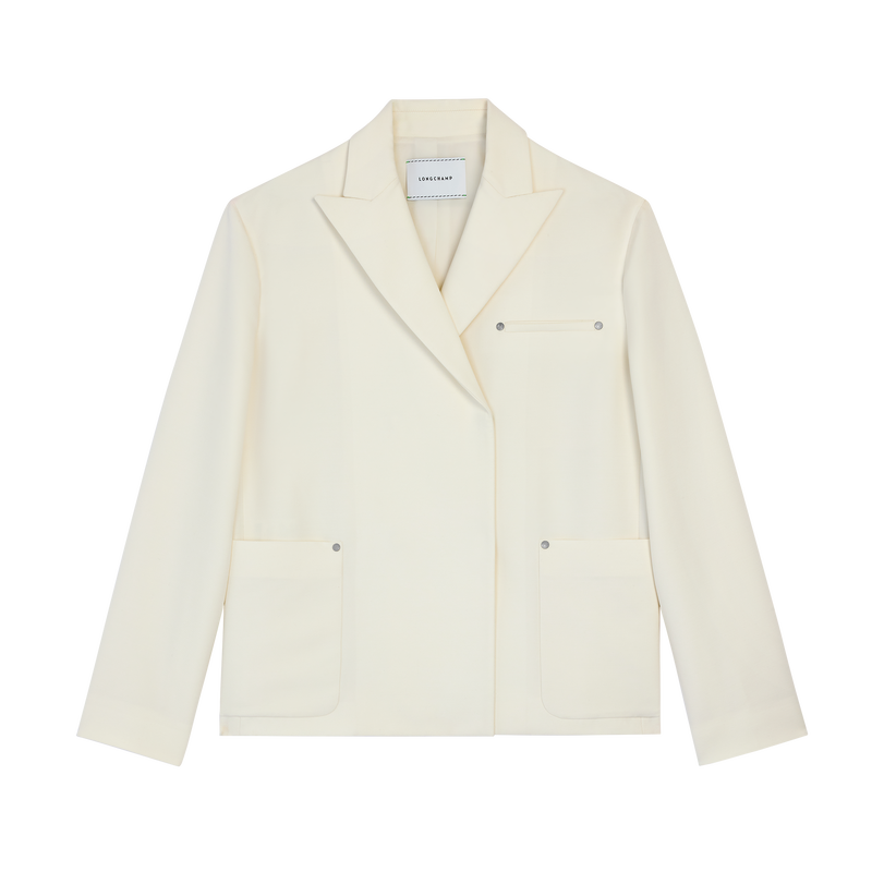 Jacket , Ivory - Crepe  - View 1 of  3