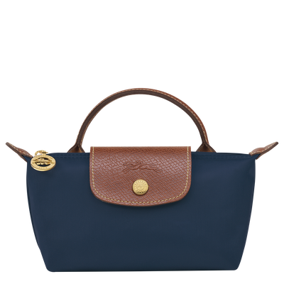 Le Pliage Original 化妆包 , 海军蓝色 - 再生帆布
