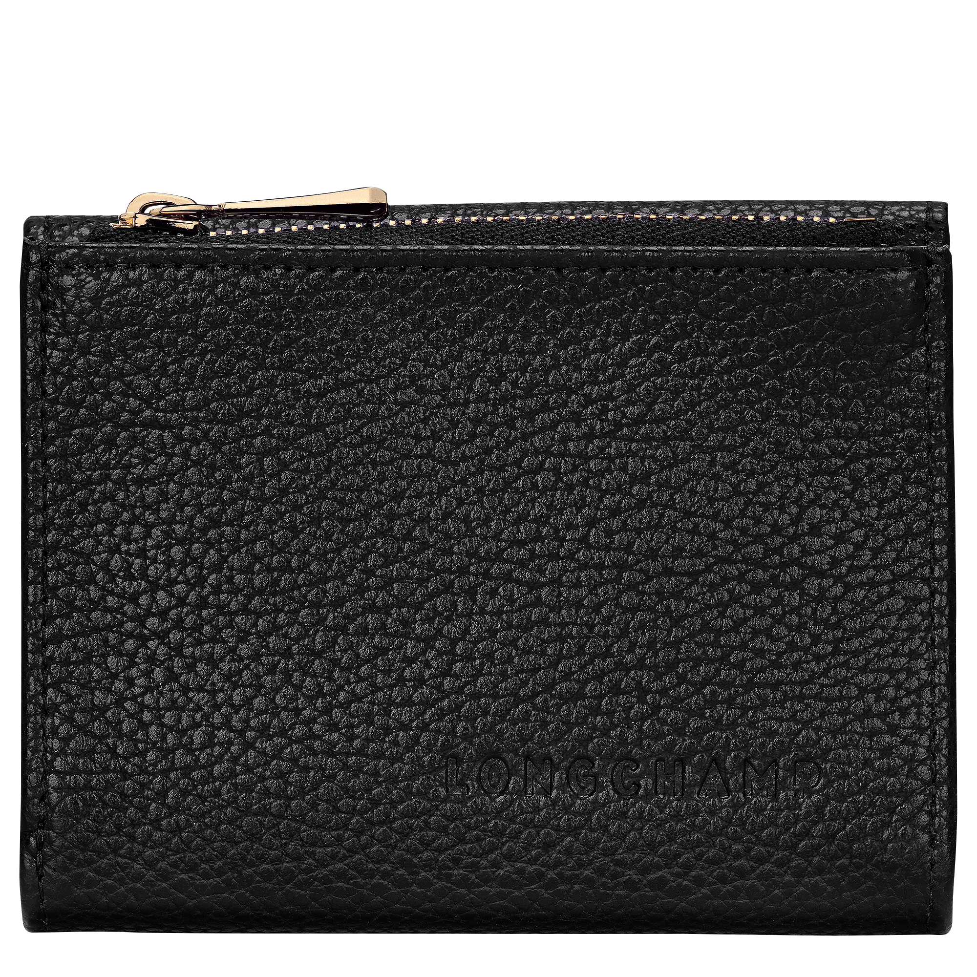 Le Foulonn&eacute; Compact wallet, Black