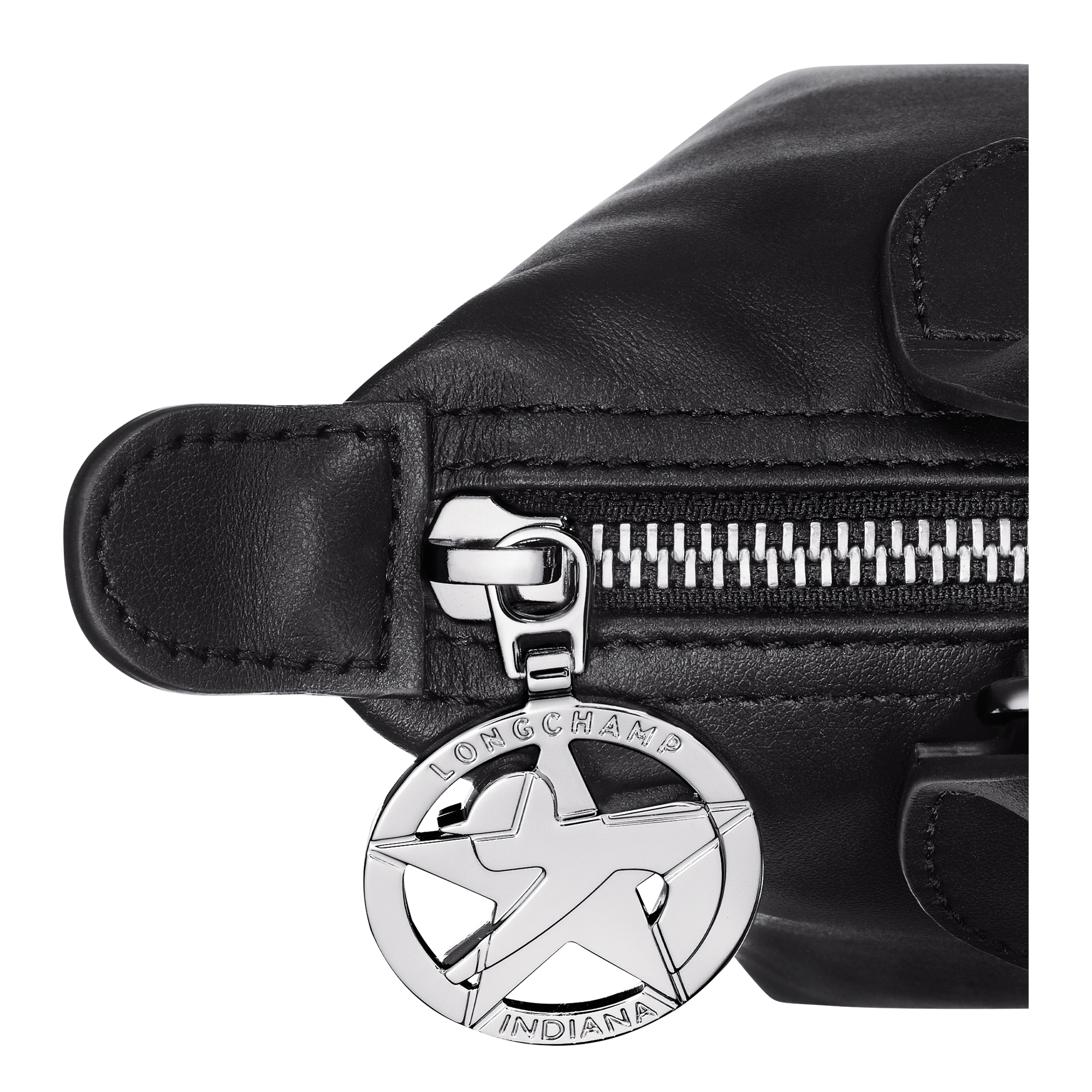 Longchamp x Robert Indiana 手提包 XS, 黑色