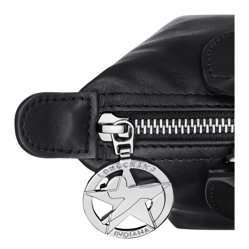 Longchamp x Robert Indiana XS 手提包 , 黑色 - 皮革  - 查看 5 5