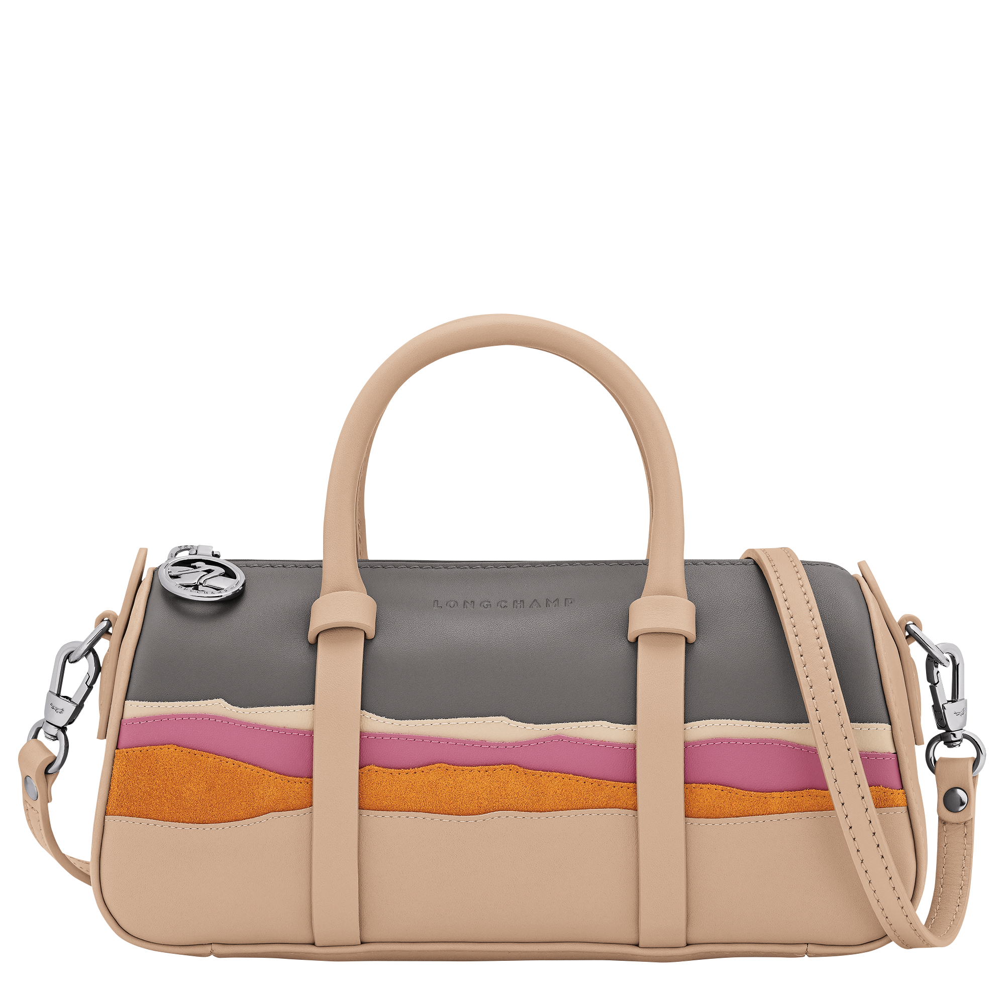 Caroline H&eacute;lain x Longchamp 手提包 S, 米色