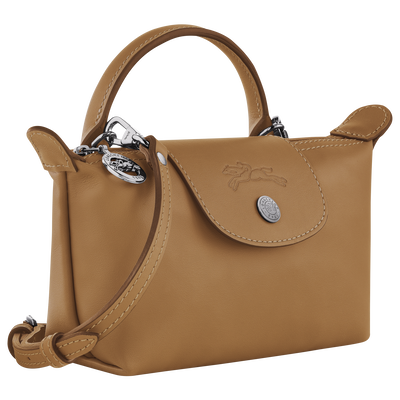 Le Pliage Xtra XS Pouch , Tobacco - Leather