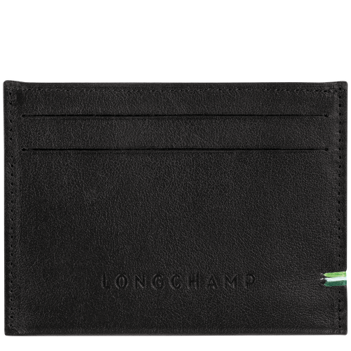 Longchamp sur Seine Card holder , Black - Leather - View 1 of  2