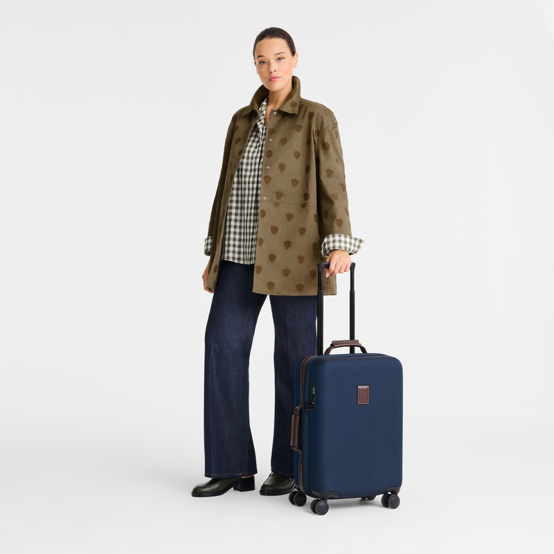 Boxford S Carry-on , Blue - Recycled canvas  - View 2 of  4 Boxford S Carry-on , Blue - Recycled canvas  - View 2 of  4