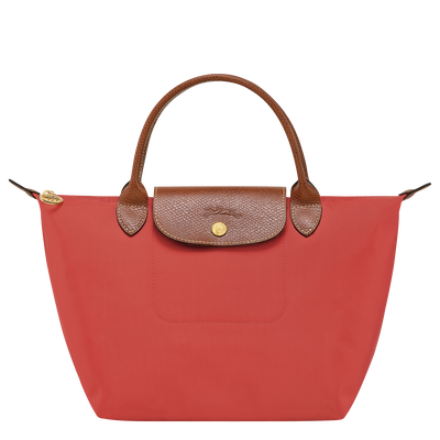 Le Pliage Original S Handbag , Tomato - Recycled canvas