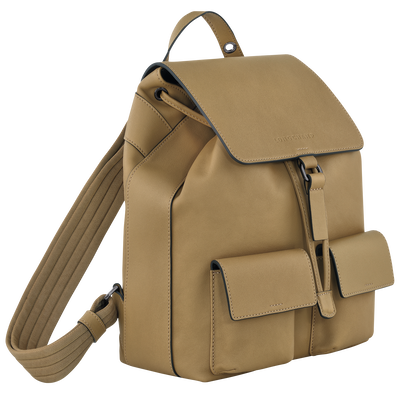 Longchamp 3D 双肩背包 S, 烟草色