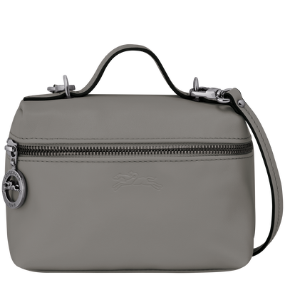 Le Pliage Xtra XS 迷你斜挎包 , 斑鸠灰 - 皮革