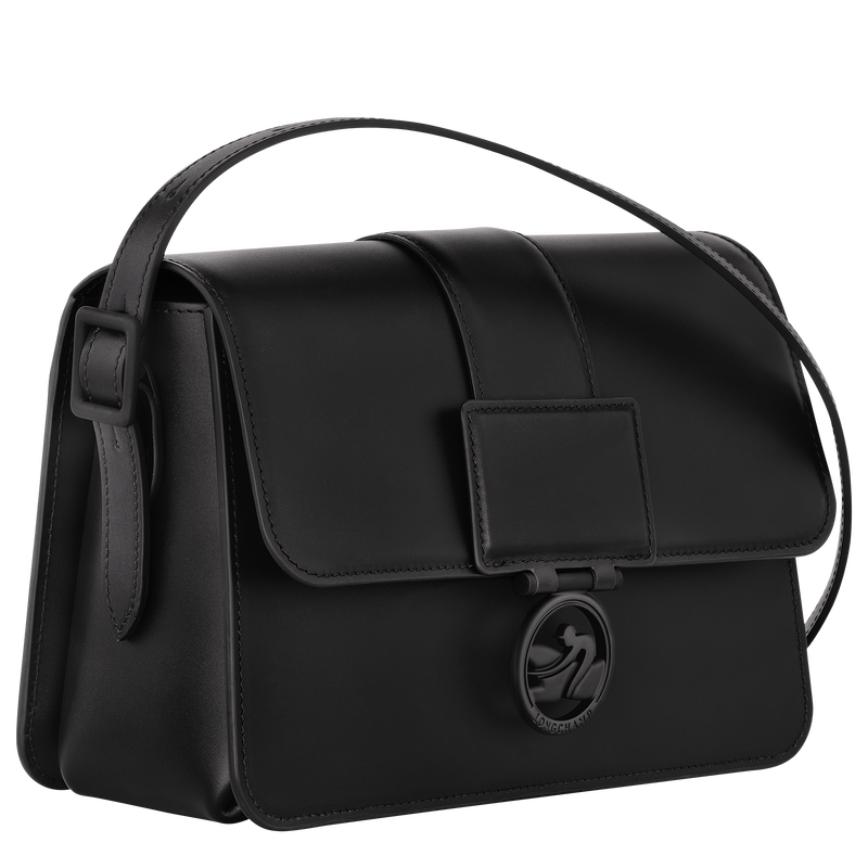 Box-Trot M Crossbody bag , Black - Leather  - View 3 of  5