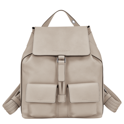Longchamp 3D S 双肩背包 , 陶灰色 - 皮革