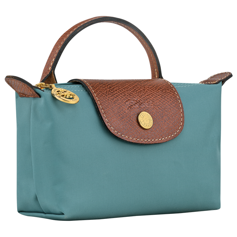 Le Pliage Original 化妆包 , 尤加利绿 - 再生帆布  - 查看 3 6