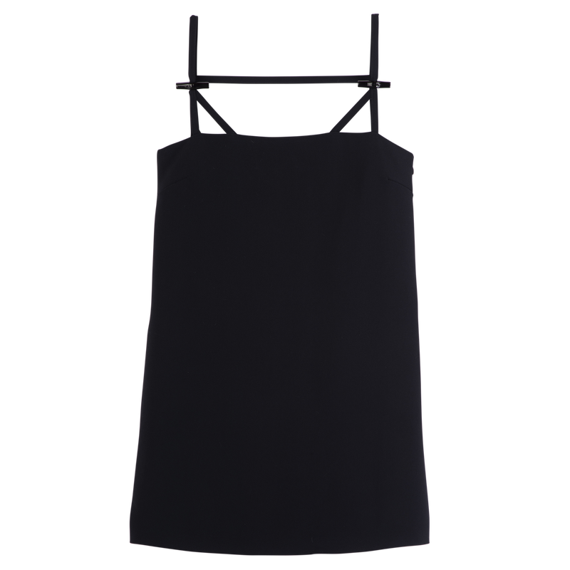 连衣裙 , 黑色 - 绉纱  - 查看 1 6