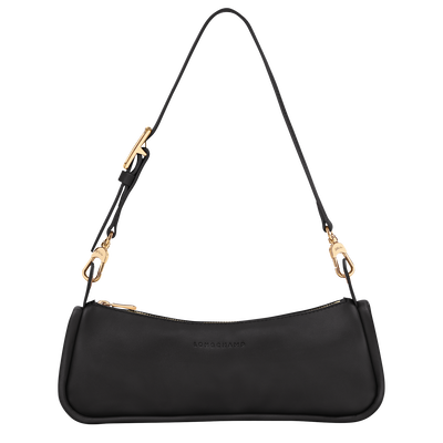 Looong M Shoulder bag , Black - Leather