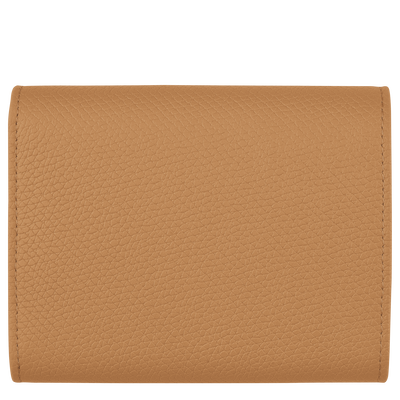 Le Roseau Wallet , Walnut - Leather