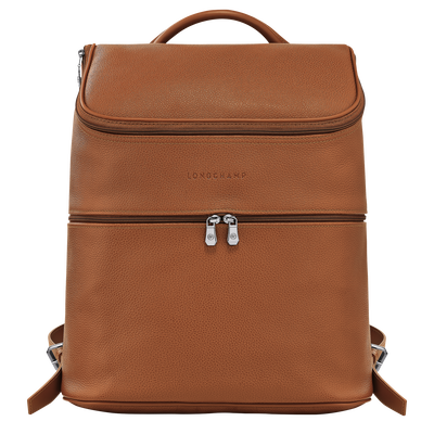 Le Foulonn&eacute; Backpack , Caramel - Leather