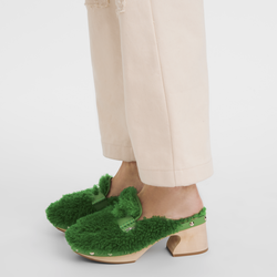 La Cigale Clogs , Lawn - Leather
