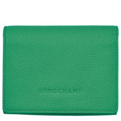 Le Foulonné系列 紧凑型钱包 , 绿色 - 皮革