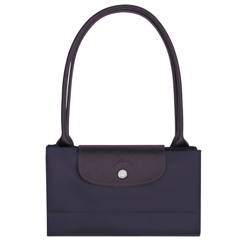 Le Pliage Green L Tote bag , Bilberry - Recycled canvas  - View 5 of  5