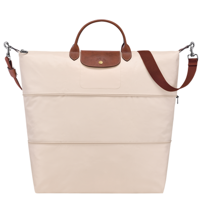 Le Pliage Original 可扩展旅行包 , 纸张白 - 再生帆布