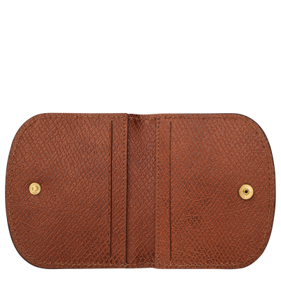 &Eacute;pure Card holder, Brown