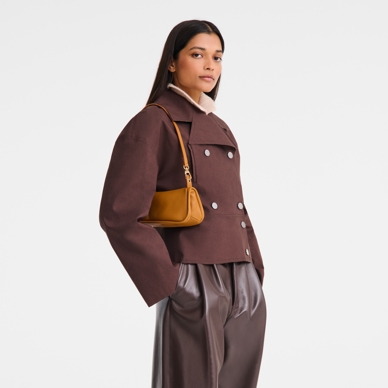 Looong M Shoulder bag , Caramel - Leather  - View 2 of  2