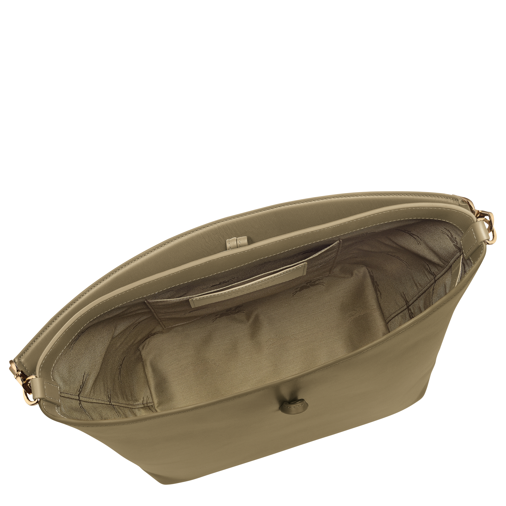 Le Roseau Hobo bag M, Olive