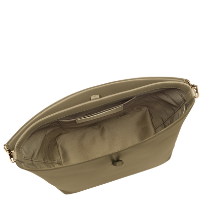 Le Roseau Hobo bag M, Olive