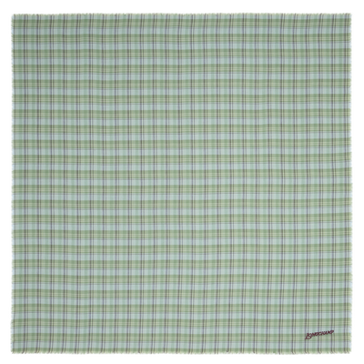 Tartans Longchamp 披肩 , 青苔翠 - 棉
