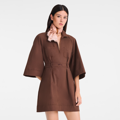 La Cavalcade Longchamp 披肩 , 茶粉色 - 莫代尔