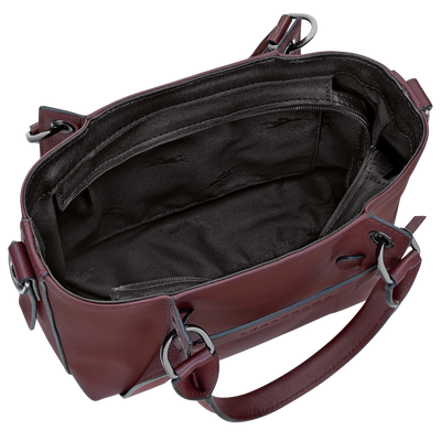 Longchamp 3D 手提包 S, 勃艮第色