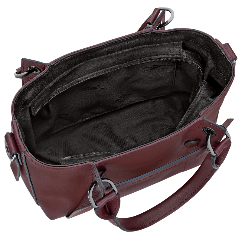 Longchamp 3D S 手提包 , 勃艮第色 - 皮革  - 查看 5 5