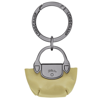 Le Pliage Xtra Key ring , Pistachio - Leather