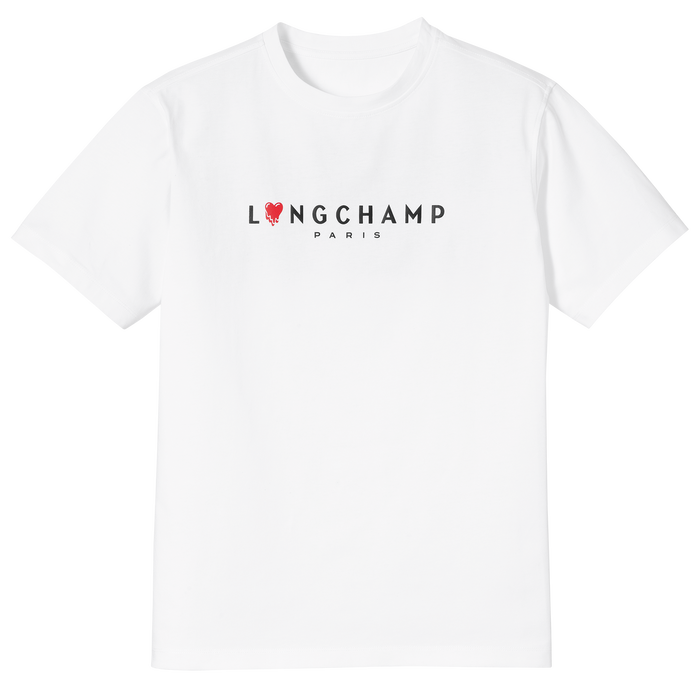 Longchamp x EU T 恤, 白色