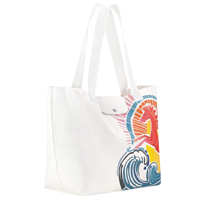 Le Pliage Collection L Tote bag , Rainbow - Canvas  - View 3 of  6
