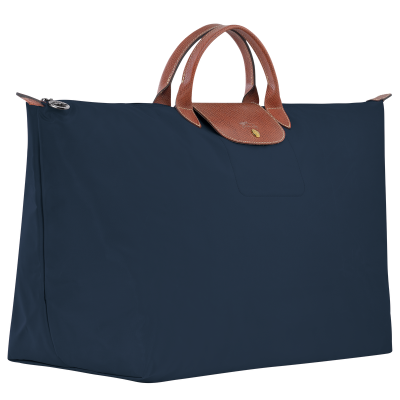 Le Pliage Original M Travel bag , Navy - Recycled canvas  - View 3 of  7