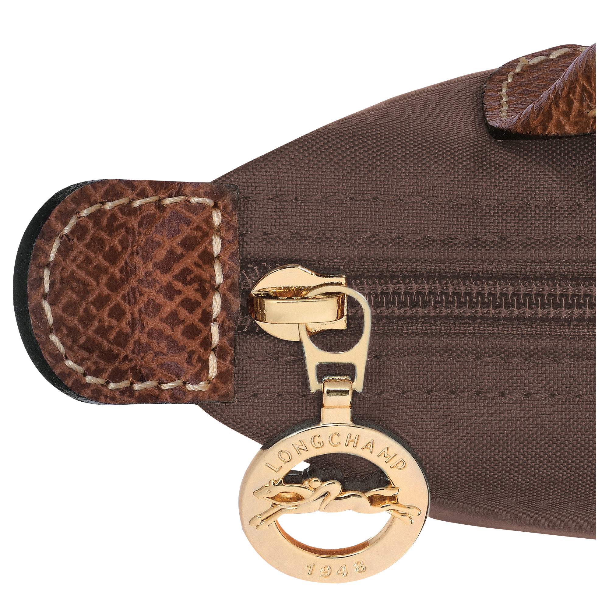 Le Pliage Original Pouch with handle, Mocha