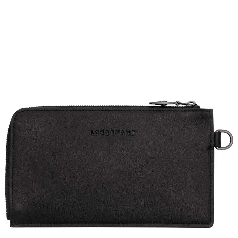 Le Pliage Xtra Pouch , Black - Leather  - View 1 of  2
