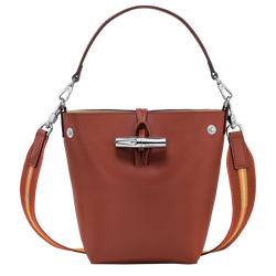 Le Roseau XS 水桶包 , 赤褐色 - 皮革