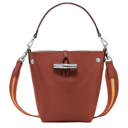 Roseau XS 水桶包 , 赤褐色 - 皮革