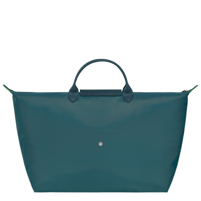 Le Pliage Green 旅行包 L, 孔雀蓝色